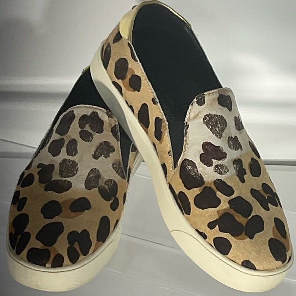 Cole Haan Pro Series Sneakers Leather Lining Tan Brown Animal Print Size: 9C - Picture 6 of 13